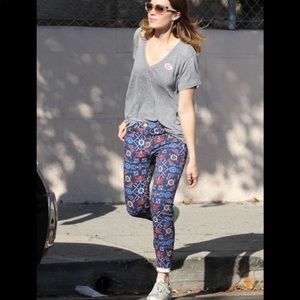 Current/Elliott  Printed, Mid-Rise Skinny Jeans